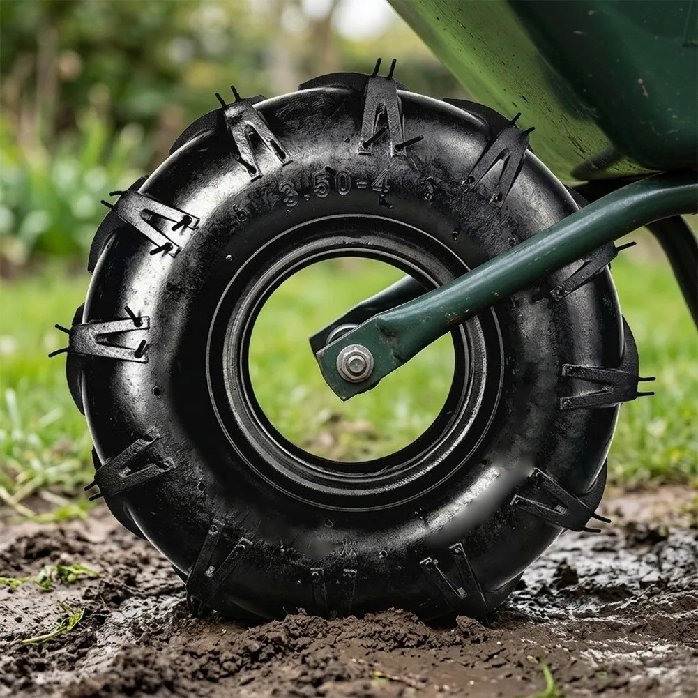 Tire For Garden Cart Golf Cart Wheel Outer Diameter 10inches 4.10 3.50-4 Tire Withstands Heavy Loads Heavy-duty Construction