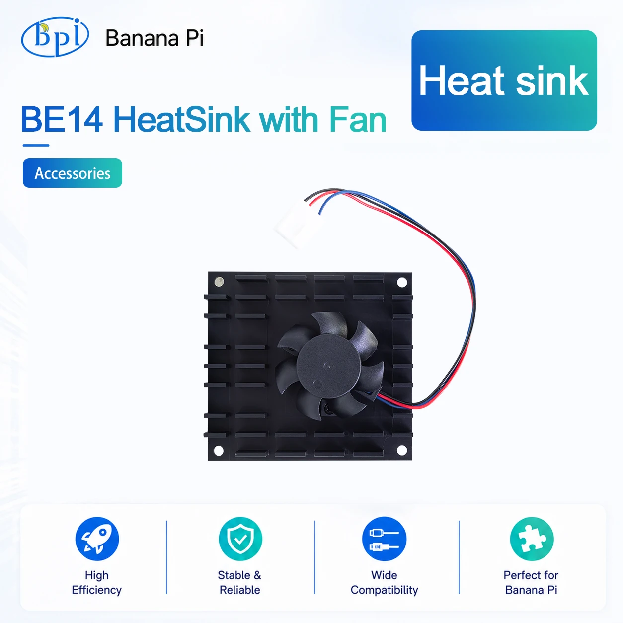 Bananapi Bpi R4 Wifi 7 - 바나나 파이 BPI-BE14 WIFI 7 방열판(팬