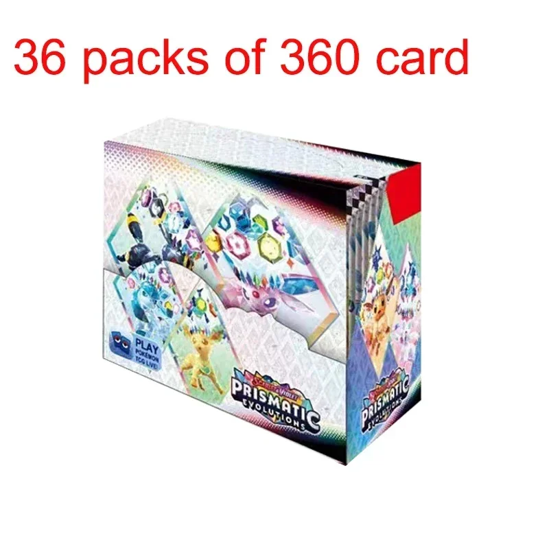 360 Stuks Pokemon Kaart Bestemd Rivalen Prismatische Evolutions Scarlet Violet 151 PALDEAN Engels Booster Battle Transactie Kaart