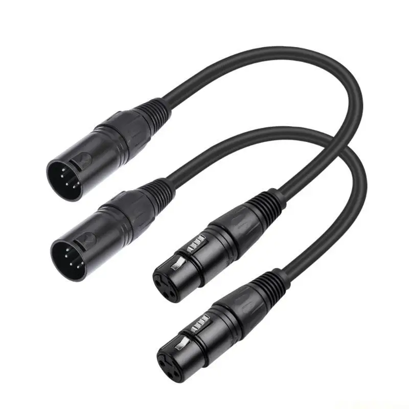 E56B Auditory Studio Connection Cable 5Pin Male to 3Pin Female for  Lighting Control