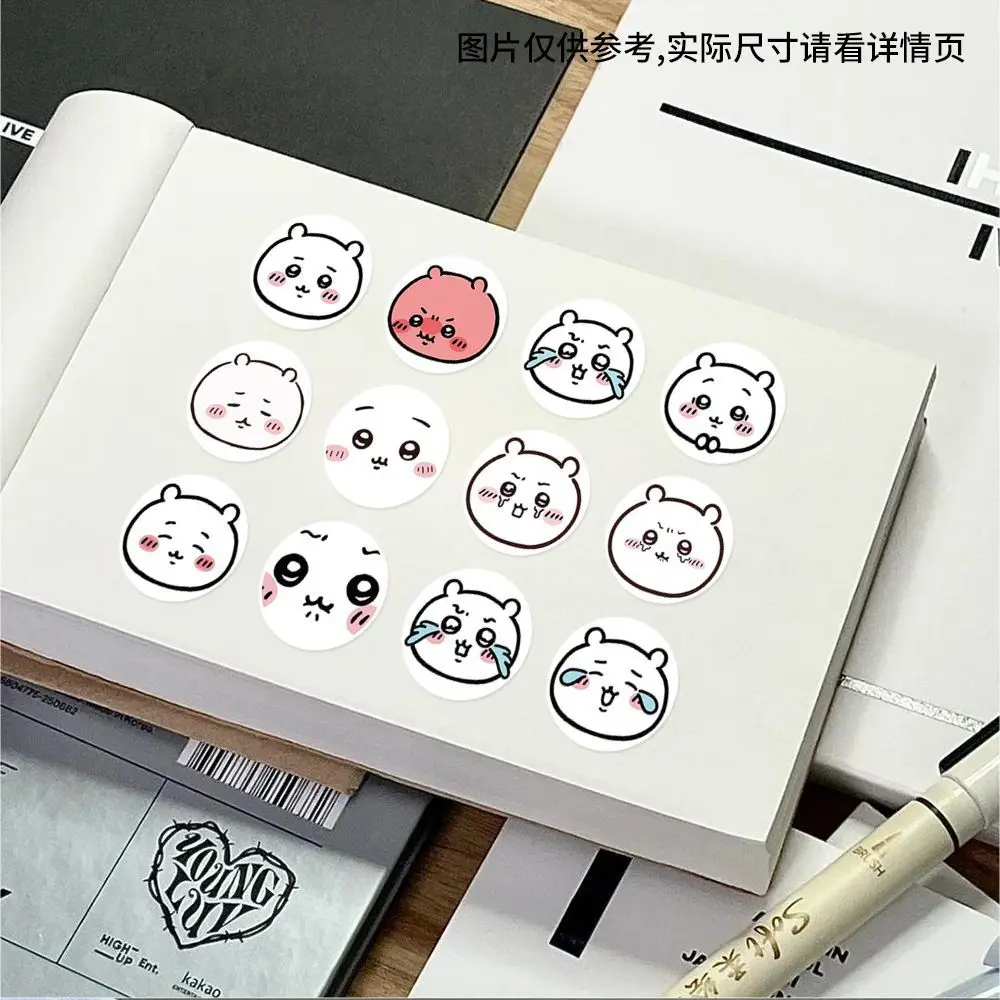 New K-POP Chiikawa Kii Head Stickers Roll Stickers Cartoon Party Decoration Dessert Sealing Stickers Birthday Gifts 2026 view 5
