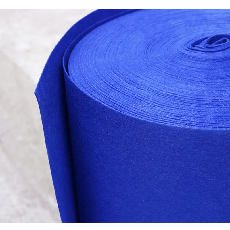 1M/1.2M/1.5M Royal Blue Wedding Nonwoven Outdoor Luxury Corridor Runner Carpet Decoration Wedding Ceremony Christmas Party