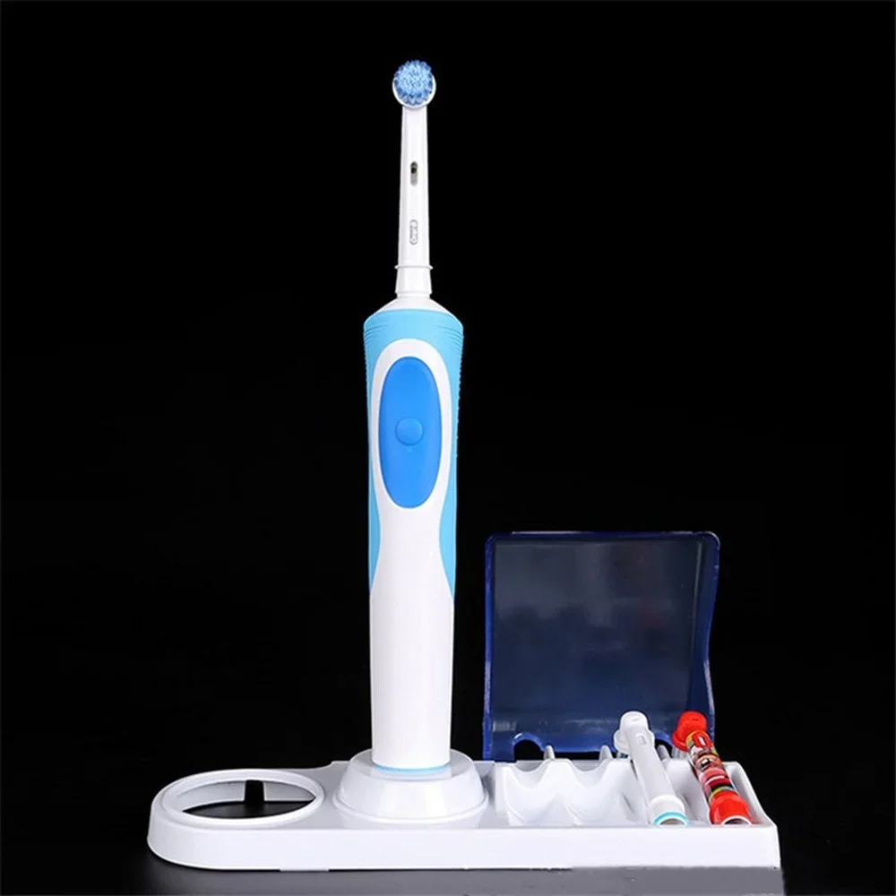 Electric Toothbrush Holder Bracket Bathroom Toothbrush Stander Base Support Tooth Brush Storage Box Heads Base with Charger Hole