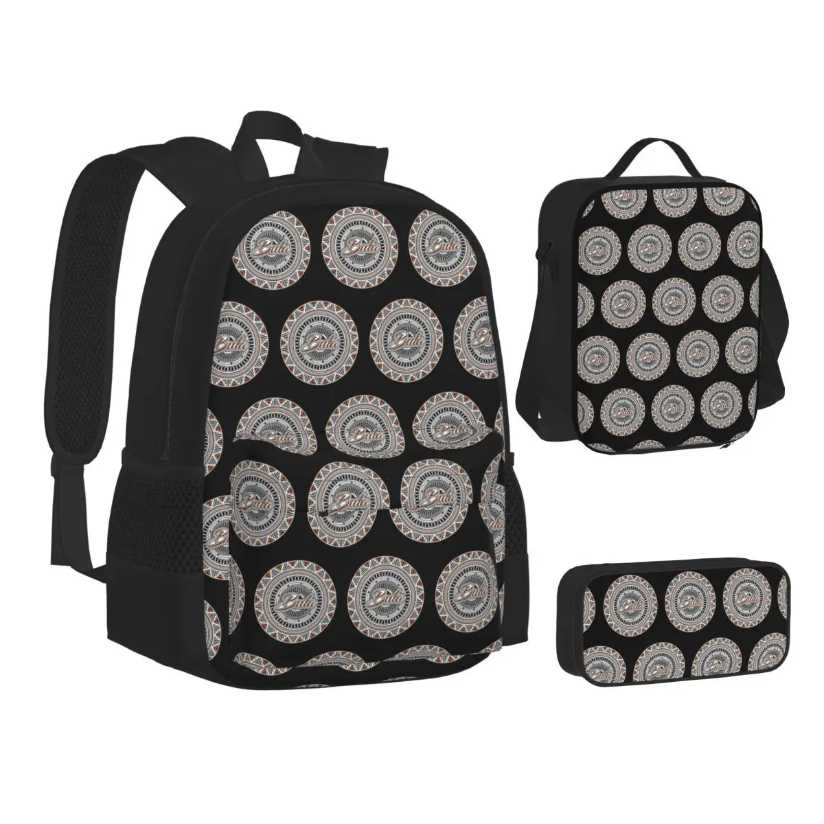 

Fiji Bula Kesakesa Design Backpacks Boys Girls Bookbag Children School Bags Kids Rucksack Lunch Bag Pen Bag Three-Piece Set