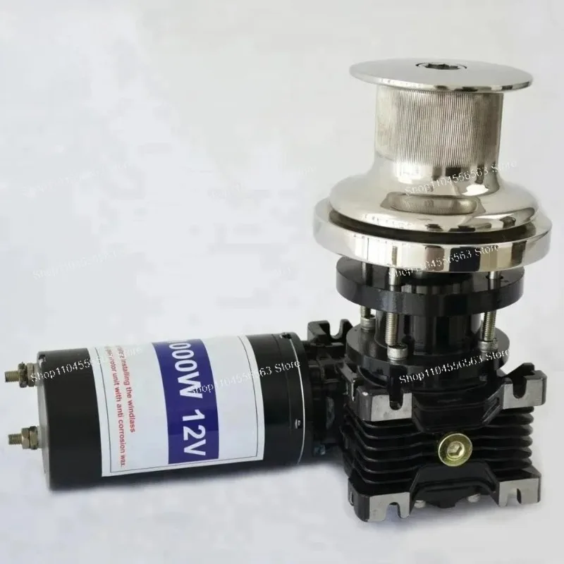 Customizable DC Electric Anchor Winch 12/24v 600W Max Load 190 kg Rope 12 mm Marine Traction Lifting Equipment
