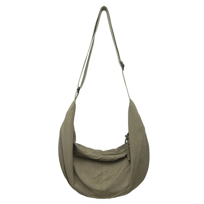 

Women Tote Canvas Shoulder Purse Large Capacity Crossbody Satchel Minimalist Style Daily Commuting Lightweight Casual Carry