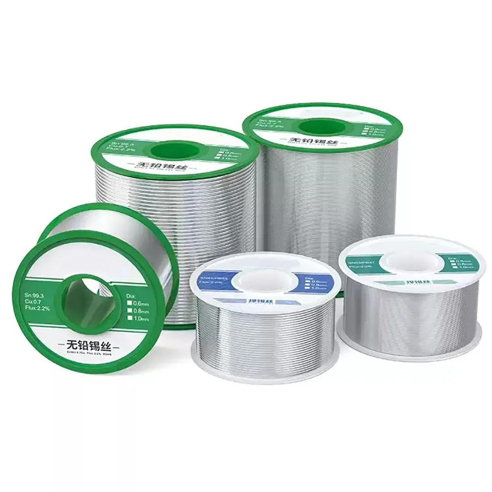 سلك لحام عالي النقاء بنسبة 63% يحتوي على سلك قصدير من الصنوبري الأساسي، لحام منزلي غير نظيف وصديق للبيئة