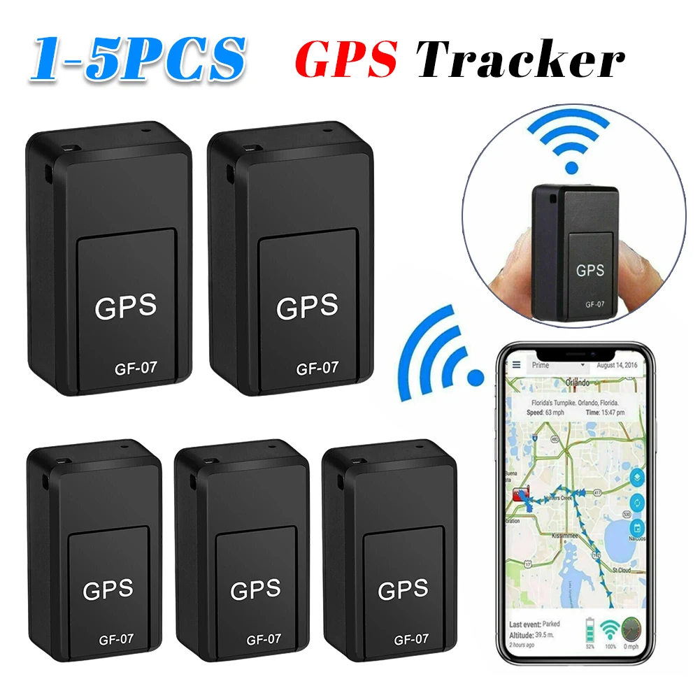 GF-07 GPS Tracker Magnetic Car Real Time Tracking Daily Waterproof Children Anti-lost Locator Car Kids GSM GPRS Automobile Parts