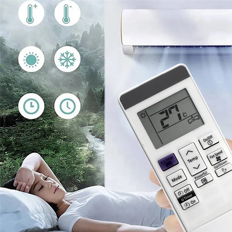 Control remoto duradero de repuesto RAR-MOA5 A/C para aire acondicionado Hitachi RAR-MOA5