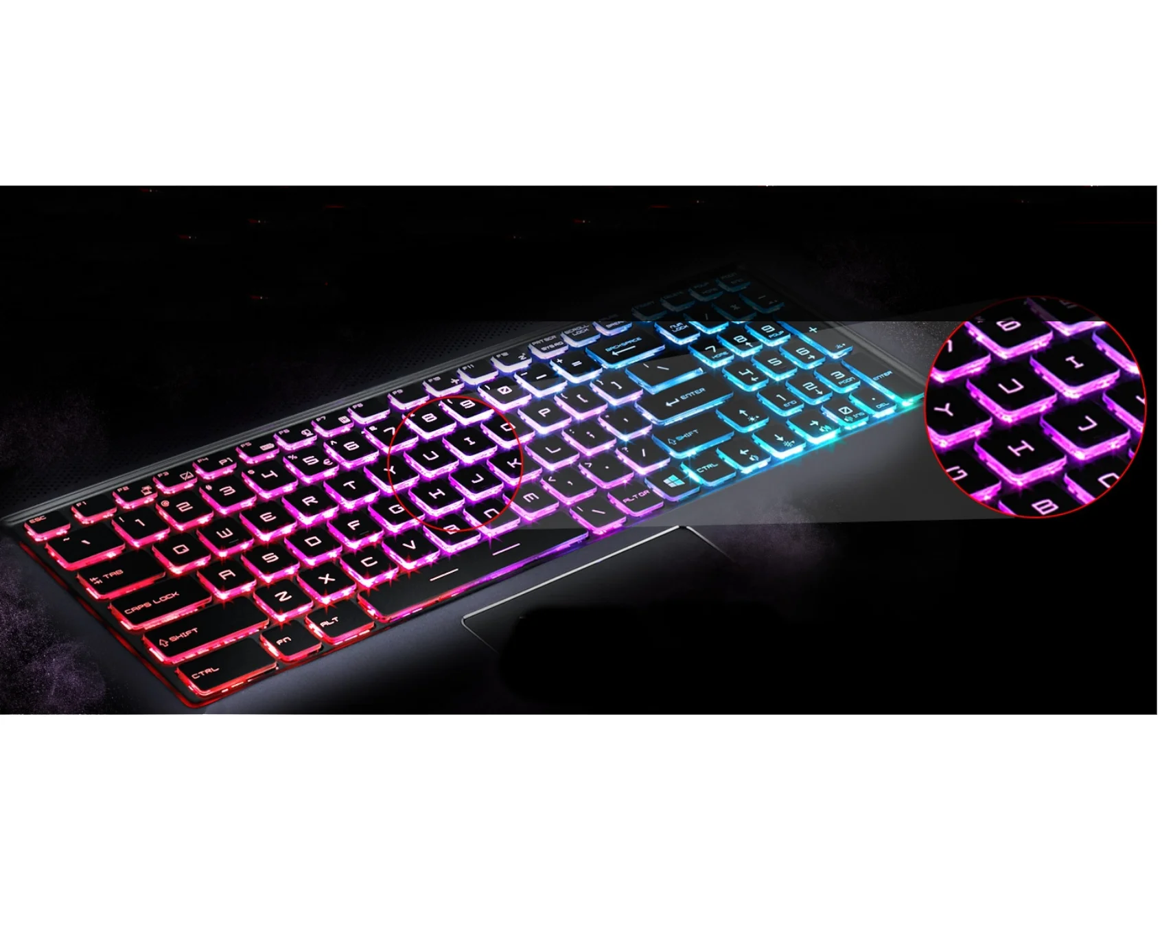 Teclado retroiluminado para MSI MS-17B4 V143422AK1 V143422BK1 V143422BK2 UI KR RU AR RGB, ruso, turco, árabe, coreano, canadiense