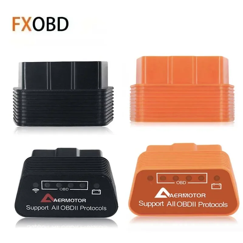 Автомобильный диагностический сканер AERMOTOR ELM327 1,5, ELM 327 OBDII V1.5, совместимый интерфейс Bluetooth IOS Android для автомобиля с протоколом OBD2