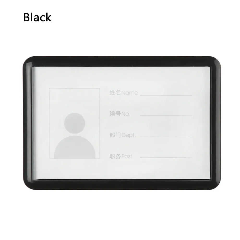 

Multifunctional Unisex Office School Work Card Name Tags Business Badge Case ID Badge Holder Card Bag Card Holder With Pin Clip