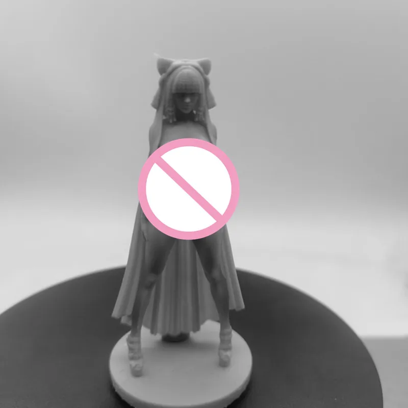 الفتاة المصرية لتقوم بها بنفسك الراتنج الشكل 1/24 مقياس 75 مللي متر الارتفاع الرأسي تجميع نموذج عدة غير مجمعة Dioramas غير مصبوغ تماثيل لعبة #6