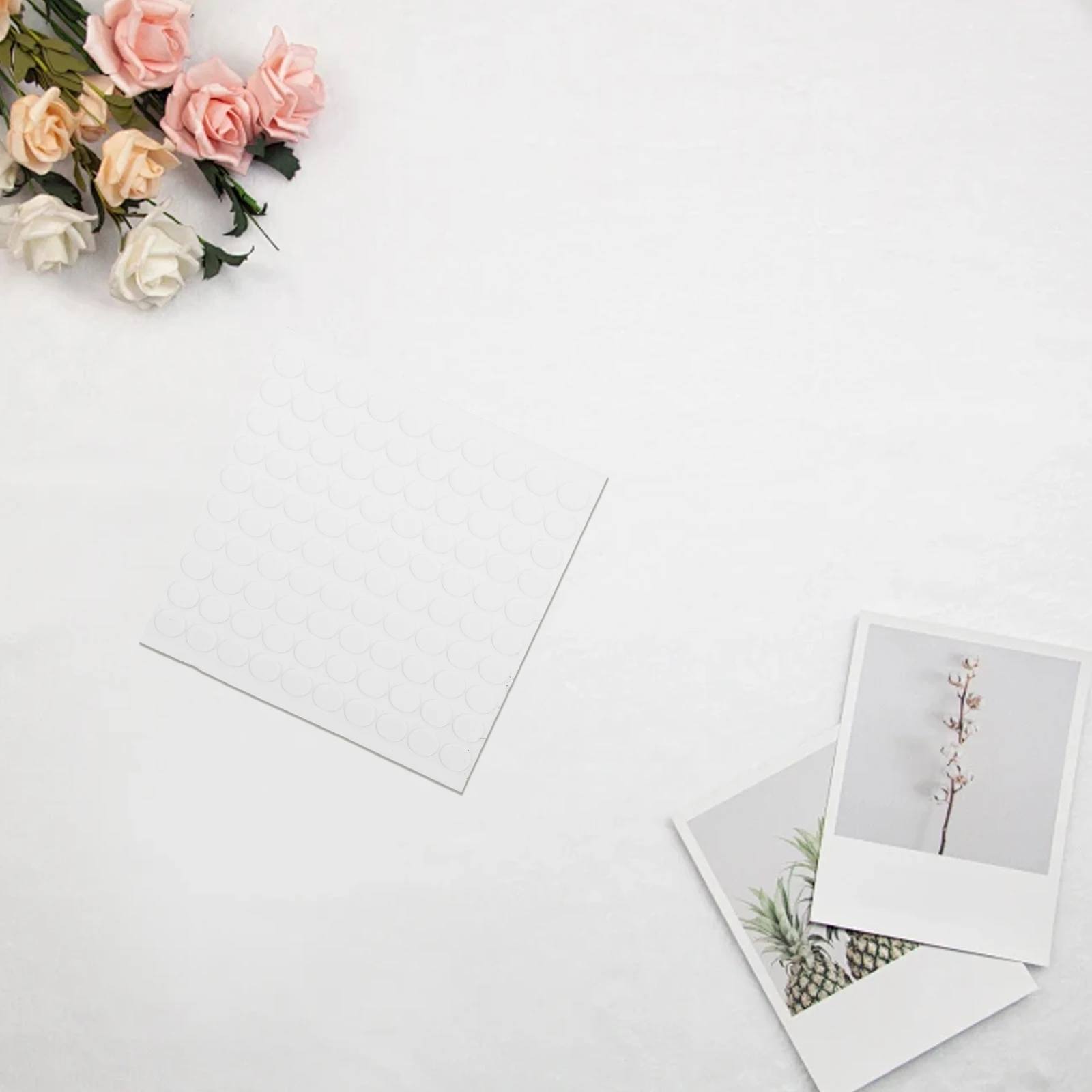 500 Pcs Round Double-Sided Adhesive Tape Dot for Balloons It Can Move Stick Tack