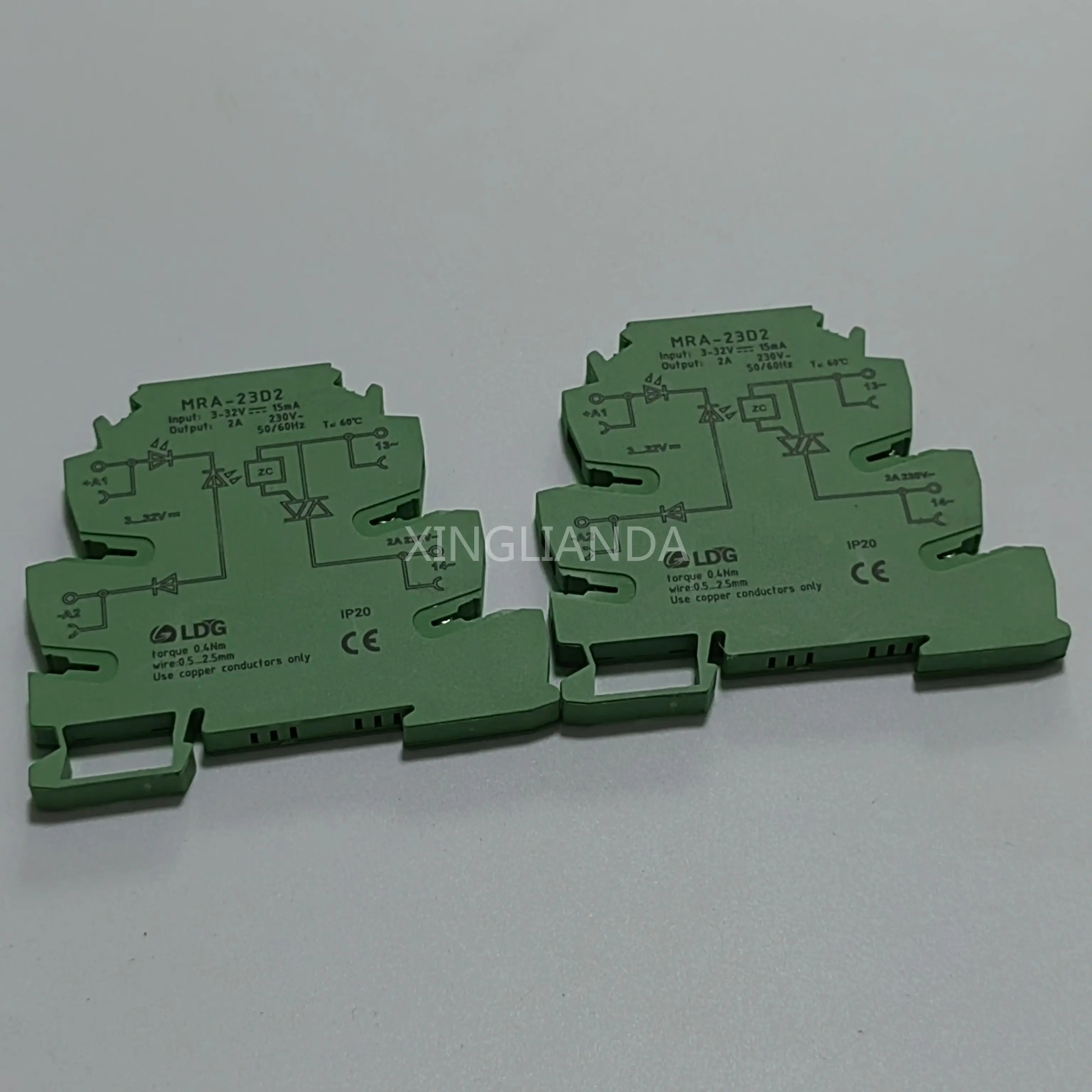 10PCS/Lot MRA-23D2 Mini 6.2mm 2A Input: 3-32V DC Solid State Relay Module