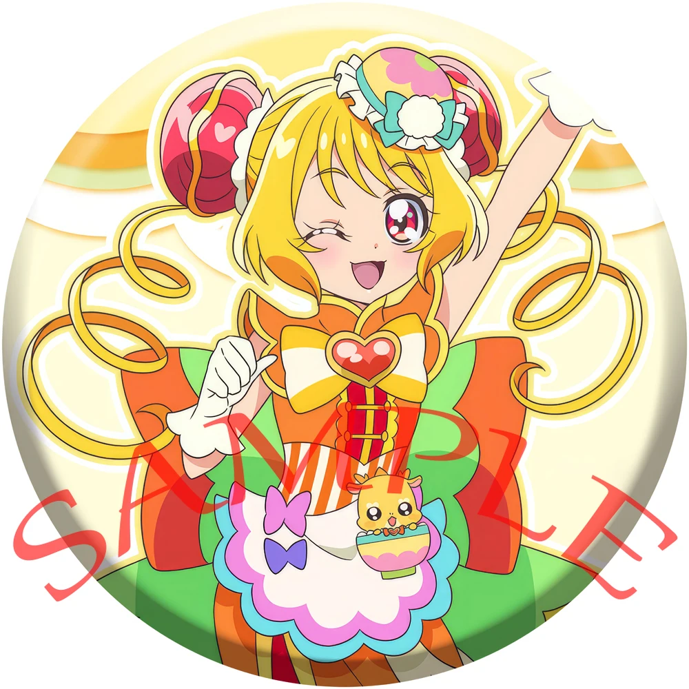 Anime StarTwinkle Precure Cosplay Yuni Kaguya Madoka Amamiya Erena Hagoromo Lala Hoshina Hikaru Cartoon Badge Christmas Gifts