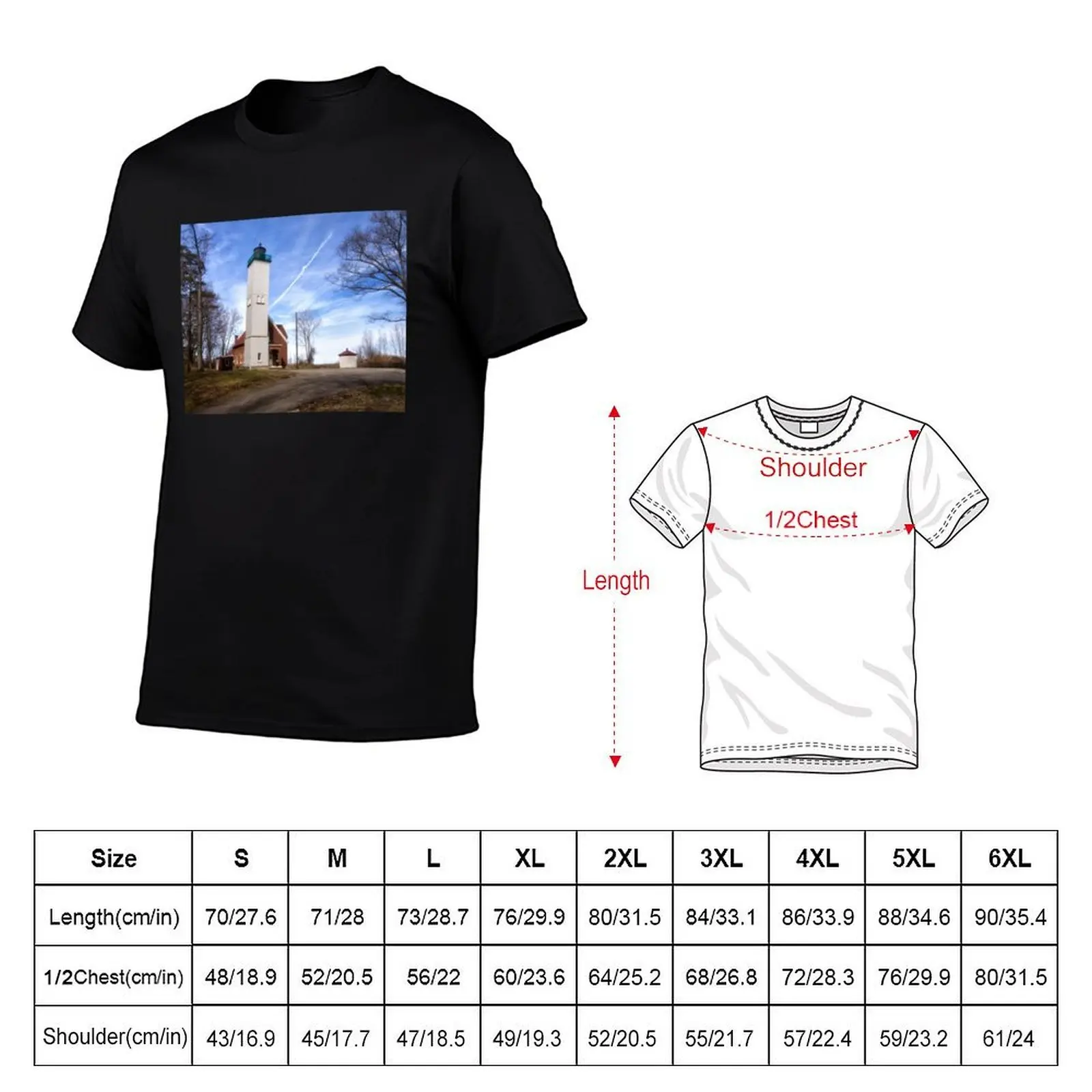 The Light at Presque Isle - Erie, PA T-Shirt topping customs design your own men clothes