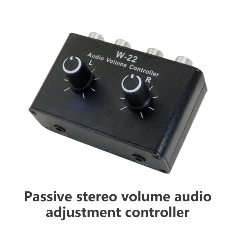 W-22 stereo audio sound volume control attenuator left and right channel balance adjustment