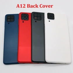 For Samsung Galaxy A12 Back Battery Cover Rear Door Housing Cover Replacement With Camera Lens for Galaxy A12 A125F Phone Case