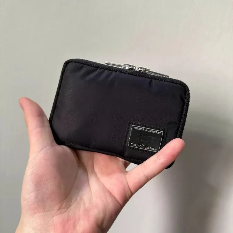 

Por Nylon Zip Key Case Multi-Hook Card Holder Unisex Portable Coin Purse Multiple Colors Available