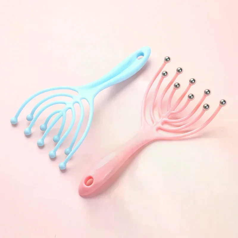 /Kuz/Claw Head Massager Scalp Relax Spa Deep Massage Nine Beads Massage Comb Nine