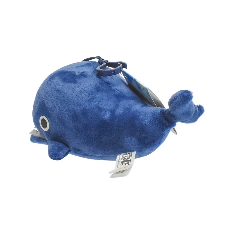 15cm Cute Cartoon Genuine One Piece Laboon Plush Doll Keychain Bag Pendant Toy Gift
