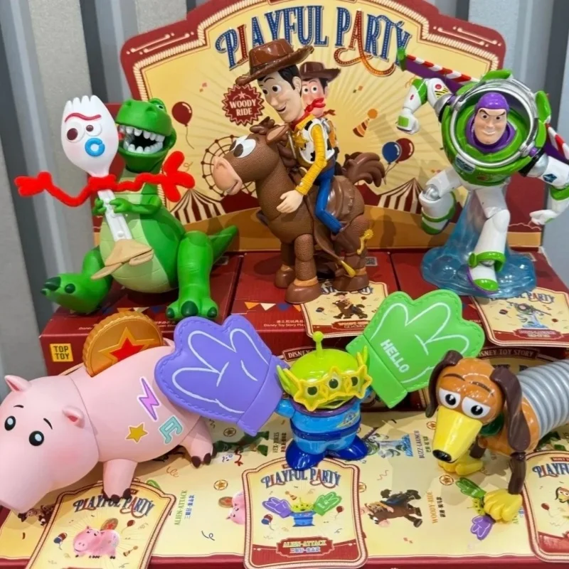 

Магнитная фигурка Слинки Дог из серии «История игрушек» (Disney Toy Story Playful Moment Series) с подвижными конечностями, декор для стола, игрушка-сюрприз (слепая коробка), подарок на день рождения для девочек