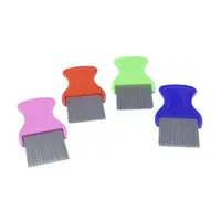Stainless Steel Kids Hair Terminator Lice Comb Nit Free Rid Headlice Super Density Teeth Remove Nits Comb Hair Tool Dropshiping