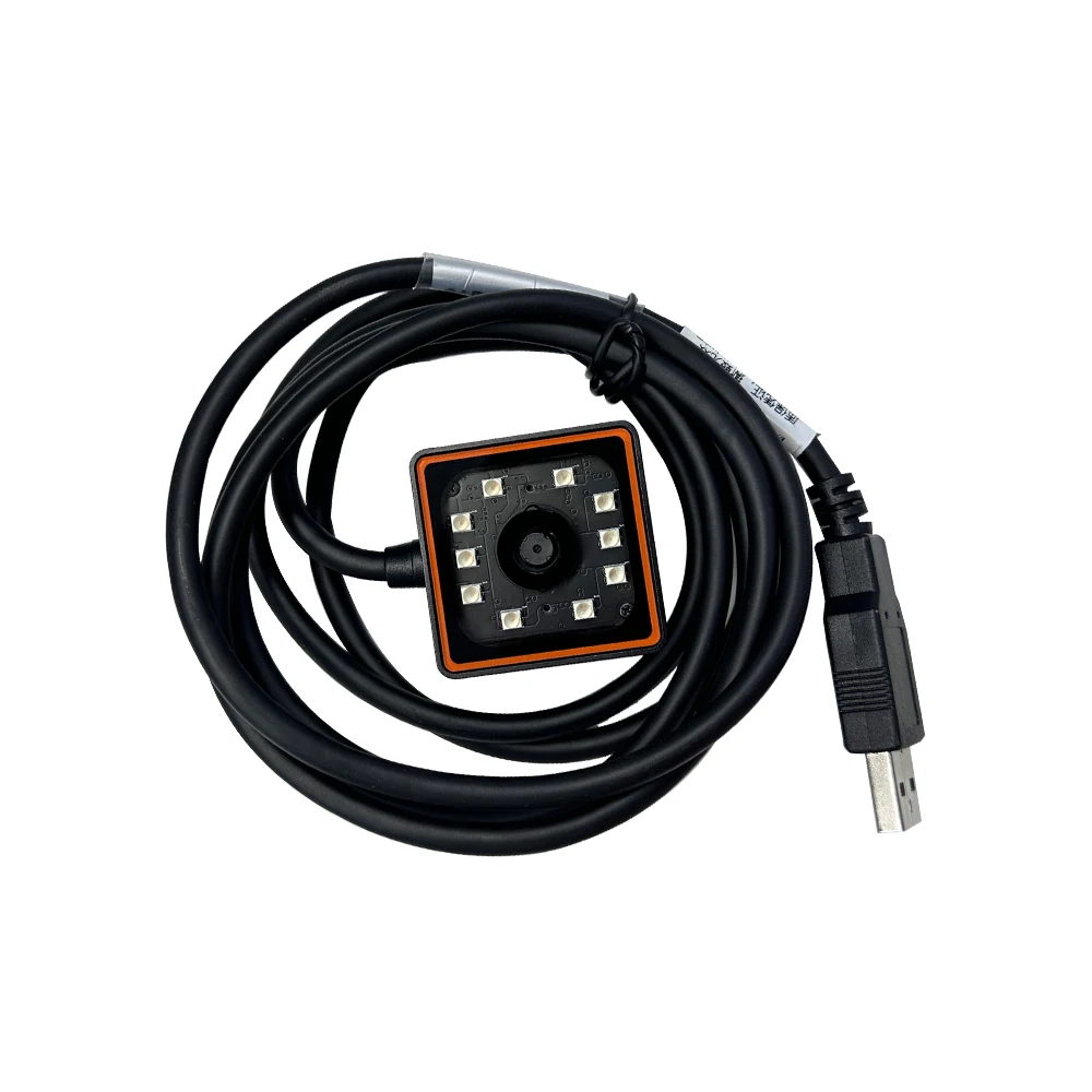 

Rakinda RK360-LC Fast Compact Industrial Barcode Reader to Scan Fast Moving Bar Code with IO Controller Box