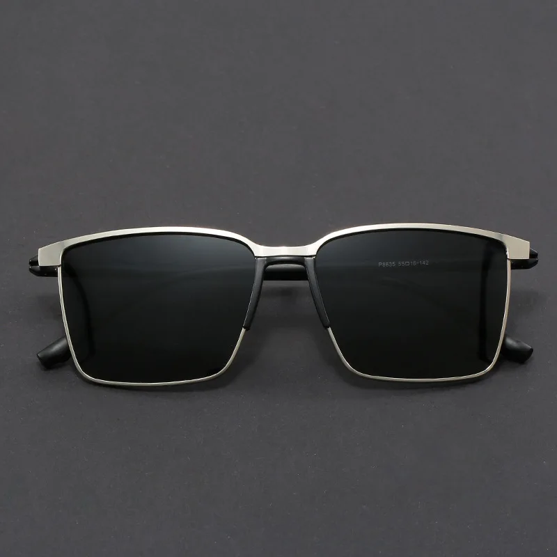 Retro Men Polarized Driving Sunglasses Fashion Trendy Premium Outdoor Fishing UV resistant Sunglasses Business Sunshade Mirrors