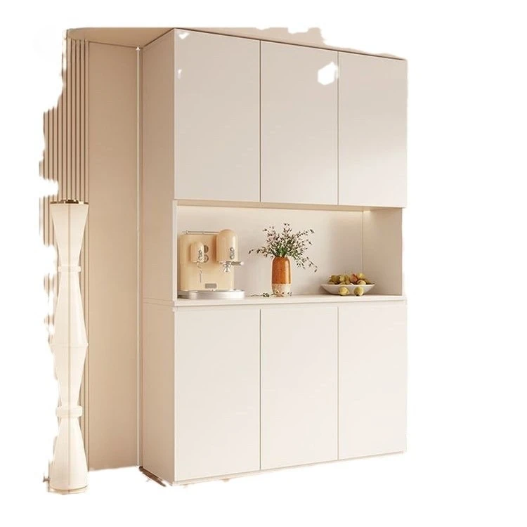 

Modern and simple, dining side cabinet, high cabinet, integrated against the wall, living room, dining room, storage