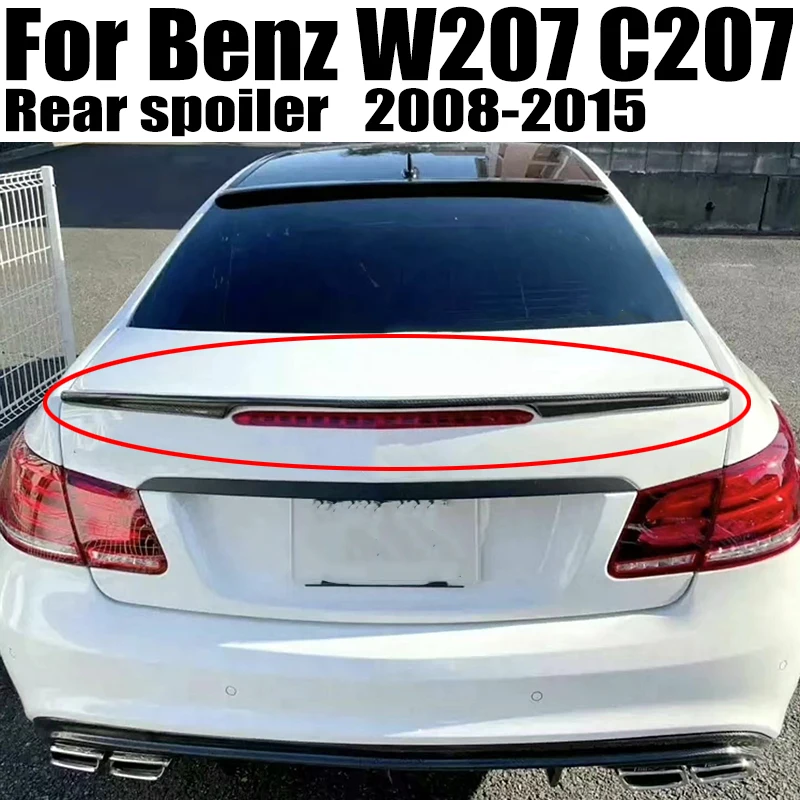 For Mercedes Benz E-Class W207 C207 2-door coupe 2008-2015 E200 E550 E300 E350 rear trunk ducktail lip car spoiler fender