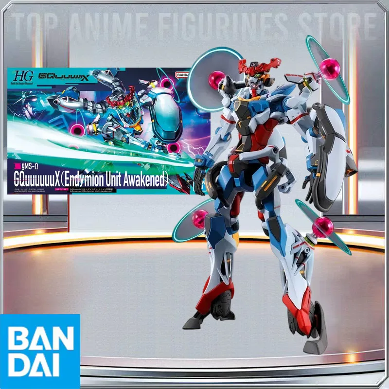 

BANDAI Genuine Gundam HG 1/144 gMS-Ω GQuuuuuuX (Endymion Unit Awakened) Action Anime Figures Assembly Model Toy Holiday Gift