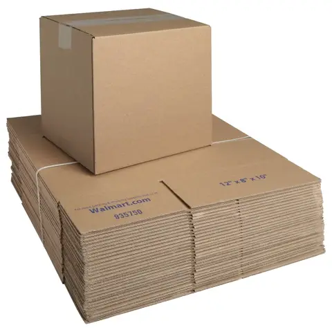 Recycled Shipping Boxes Corrugated Cardboard Boxes 30 Pack 12x8x10 Inches for Moving Packing Mailing Storage Small Business Eco Friendly Kraft Brown Postal Boxes Strong Durable Double Wall Heavy Duty Box Set for Shipping