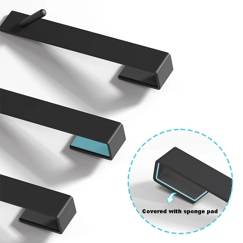 خطافات باب دش من الفولاذ المقاوم للصدأ ، خطافات معلقة فوق الباب للحمام ، باب دش زجاجي بدون إطار ، حامل منشفة حائط