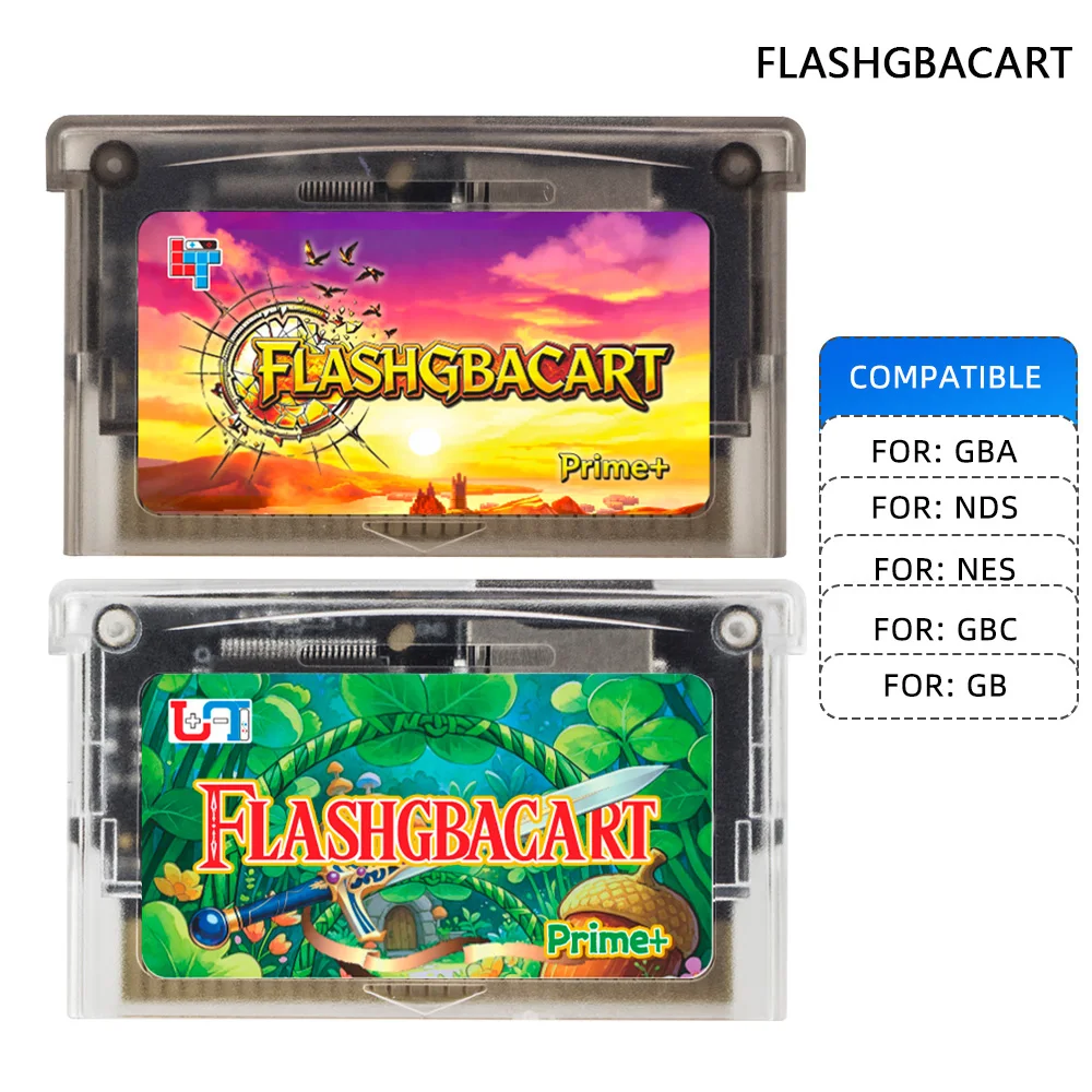 FLASHGBACART Superchis Prime+for Gameboy Advance Flash GBA Cart V2.0 Superchis gba Compatible for NES/GBA/NDS/GBASP/GB Accessory