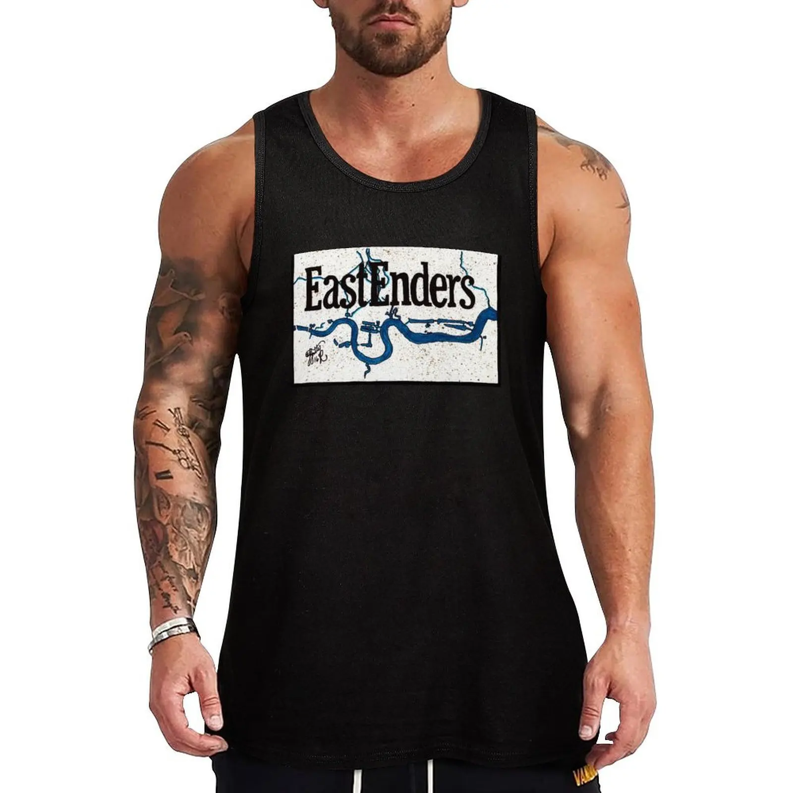 

EastEnder River Tank Top sleeveless shirts Sleeveless men sexy clothes men Men's vest