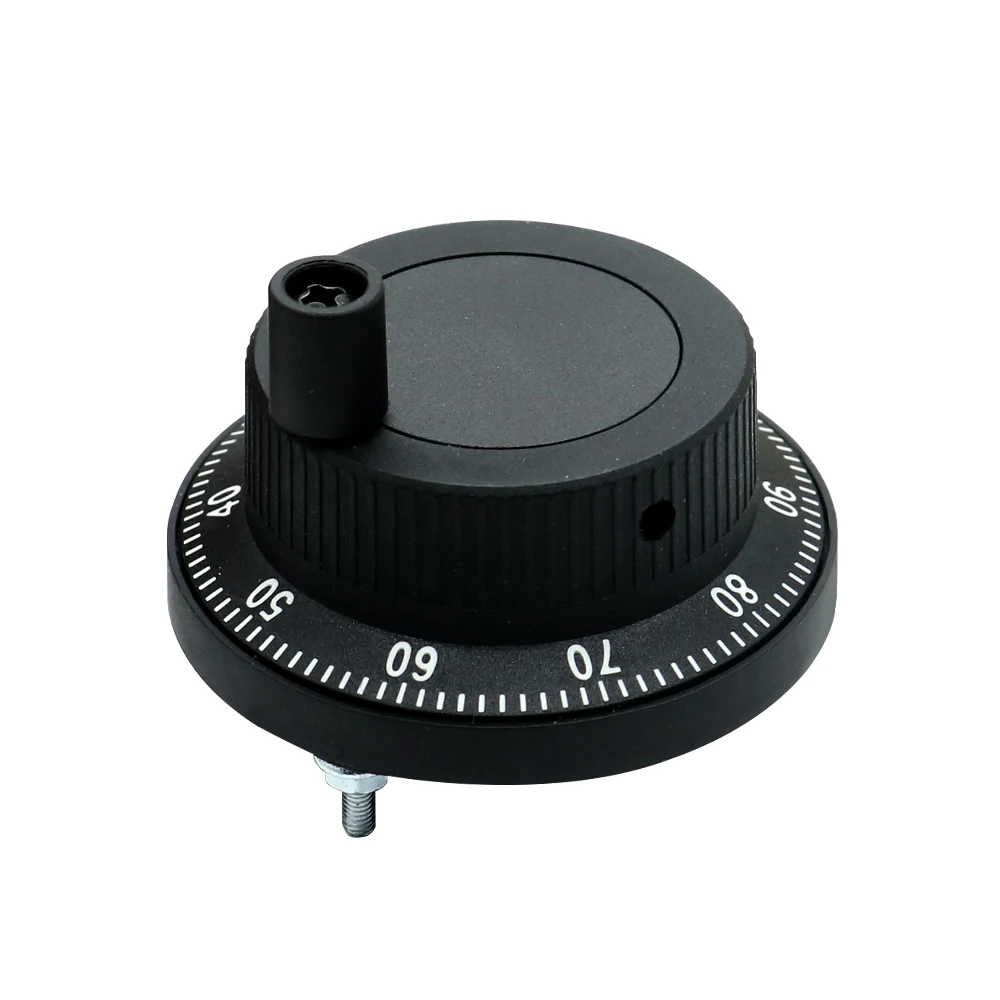 

HLTNC Plastic Solid CNC 5V 24V 25PPR 100PPR Electronic Handwheel Lathe Pulse Generator System PLC for Machine Tool Equipment