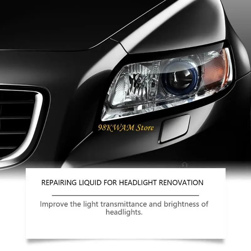 

68UF 30ml Car Headlight Restoration Polishing Liquid Headlamp Scratch Remover Repair