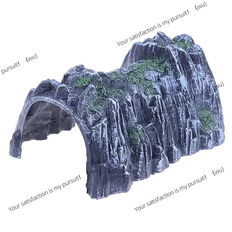 1PC Plastic 1:87 Scale Model Toy Train Railway Cave Tunnels Sand table Model toy