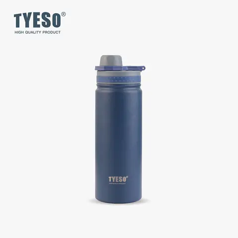 Tyeso 750ML 야외 보온병 휴대용 304 스테인레스 스틸 열 머그잔 텀블러 진공 플라스크 추위와 뜨거운 스포츠 물 Bottle8706B