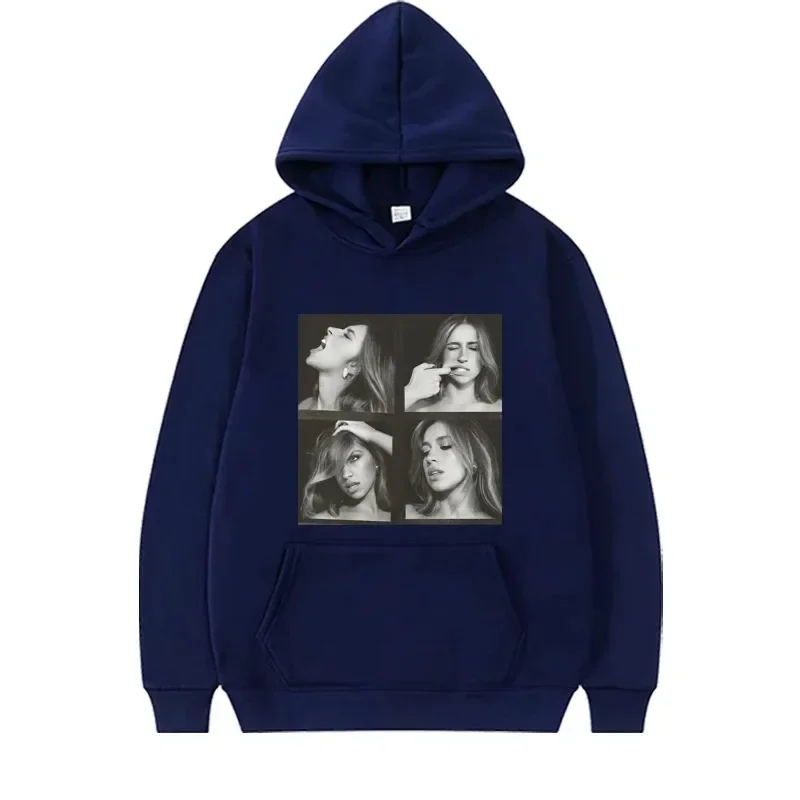 Tate McRae moda cool felpa con cappuccio uomo donna vintage y2k divertente felpa a maniche lunghe oversize uomo donna felpa con cappuccio calda in pile allentato