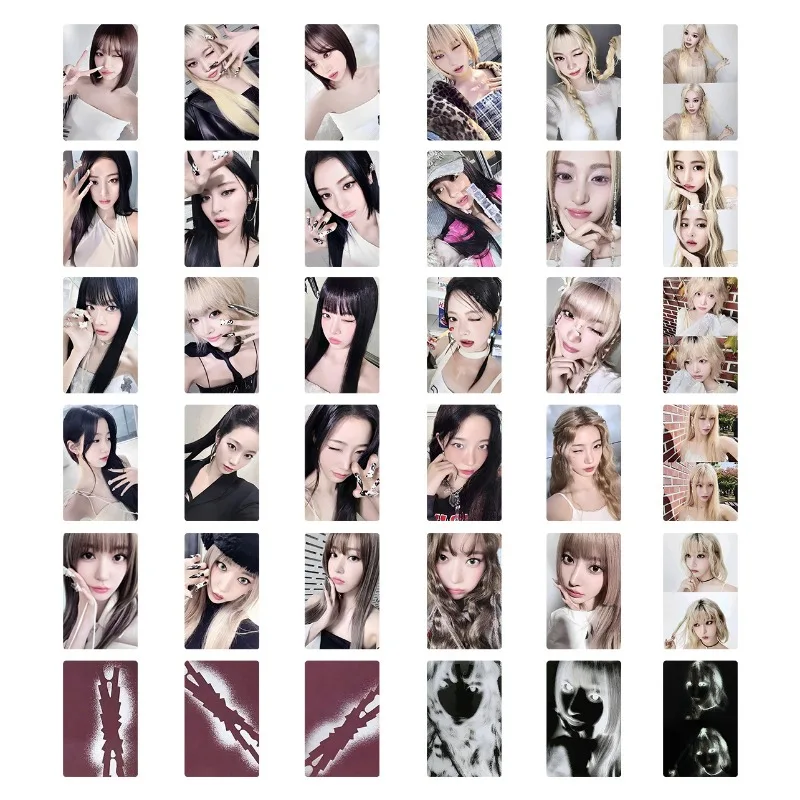 LESSAREFIM New Album Hot Lomo Card Photocards Double Sided Printd Postcards Fans Collection