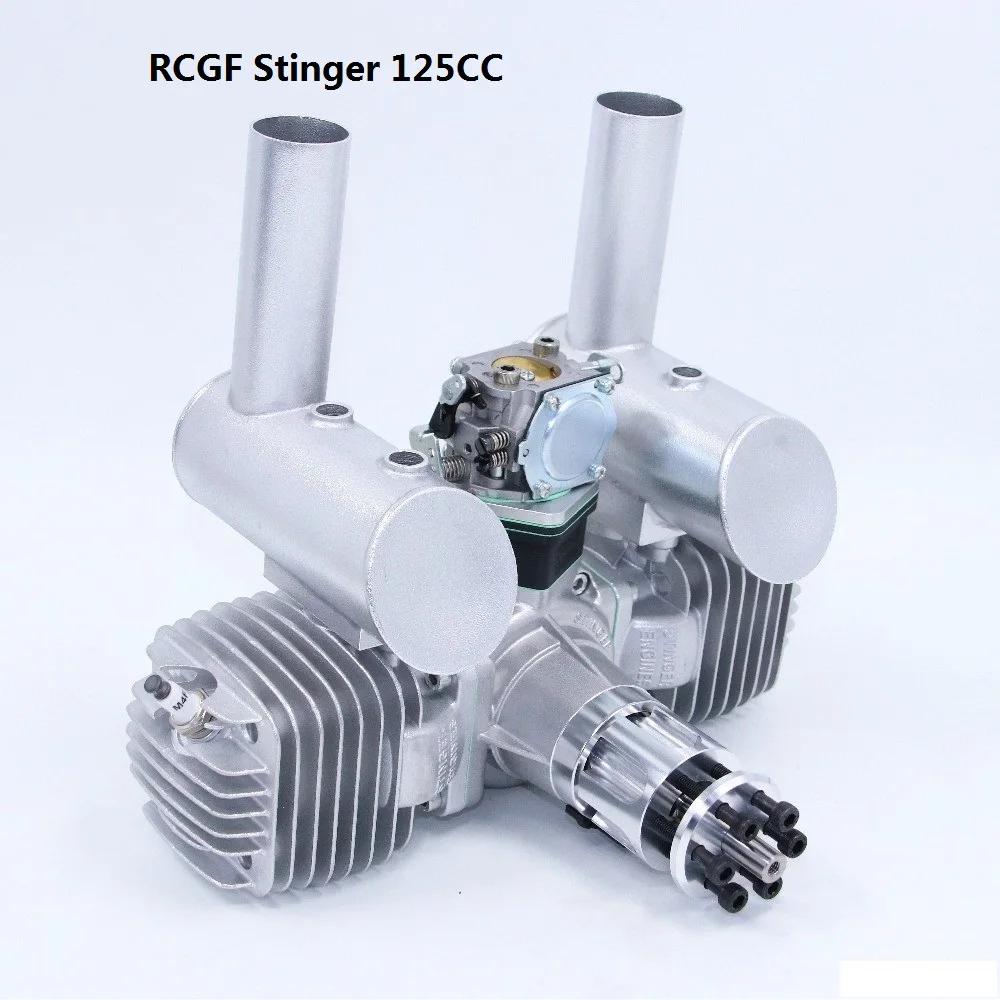 

2026 RCGF STINGER 125CC TWIN 125CCT Dual Cycle Petrol/Gas Engine Support 2710 2708 2711 2808 For RC Gas Airplane Fixed-Wing