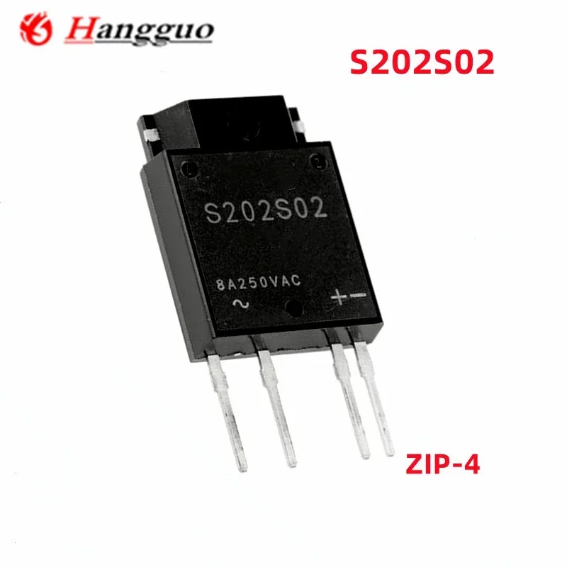 5PCS S202S02 TO3P-4 ZIP-4 Solid State Relay Original New