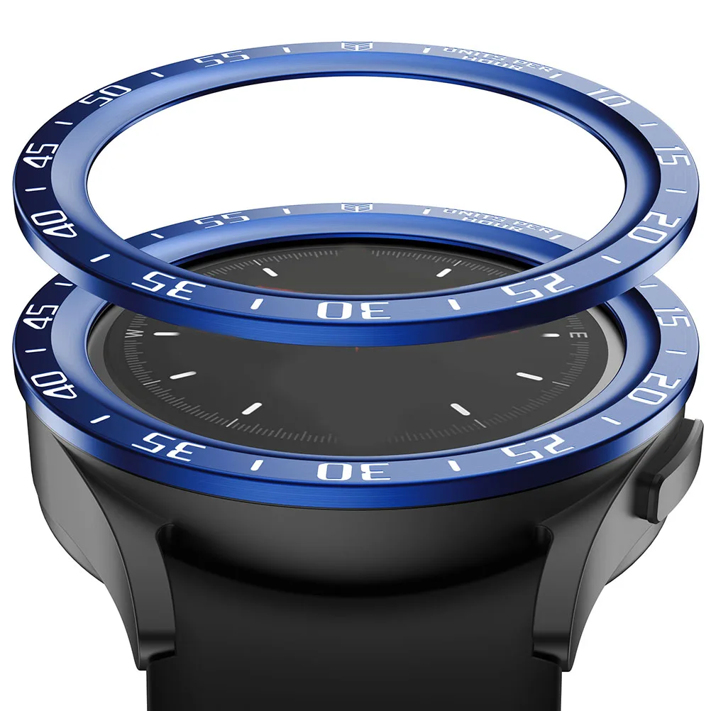 

Metal Scale Bezel Practical Watch Accessory Smart Ring Fashion Lightweight Stainless Steel Rings