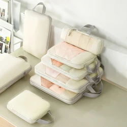 Packaging Clothes Compressed 5 Piece Set For Changing Laundry, Toiletries, Cosmetics Luggage Travel Storage Organizer Bag