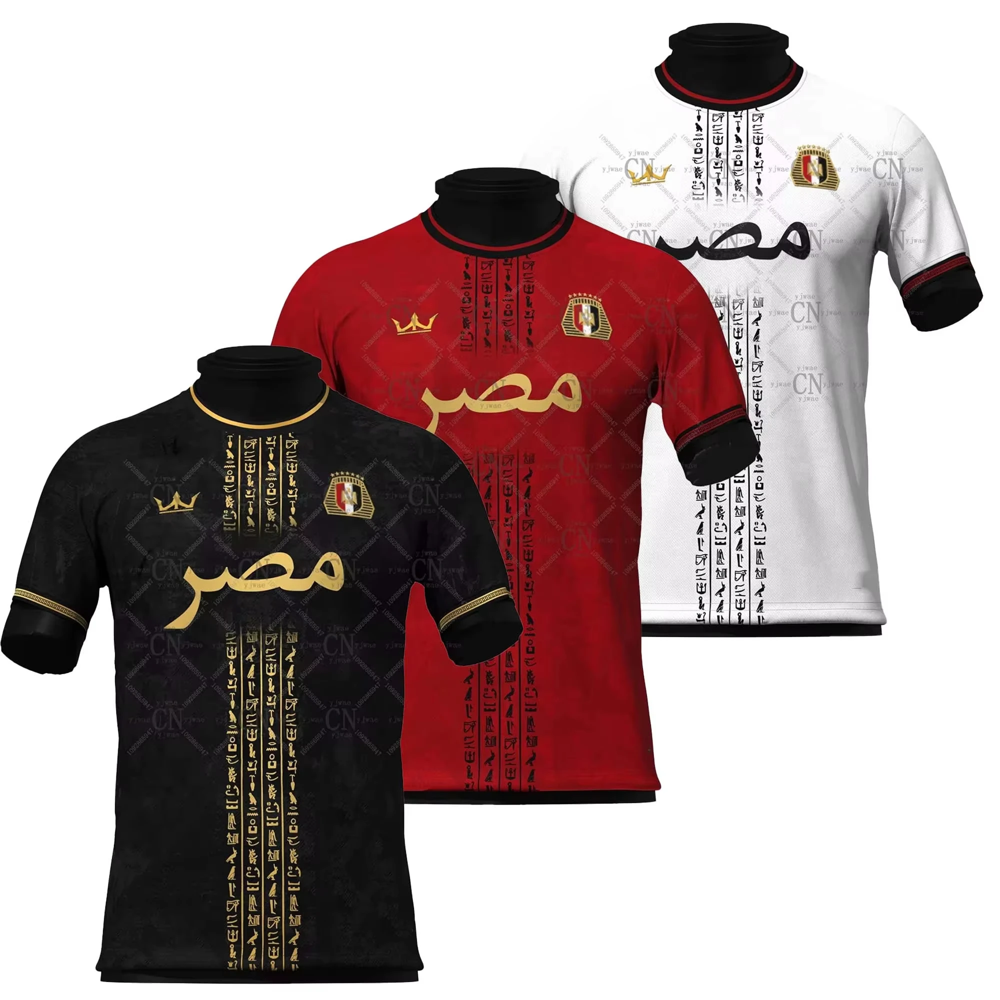 

Новая футболка с коротким рукавом для футбола и спорта, лимитированная серия «Египет», дышащая, быстросохнущая, для фитнеса, летняя мужская футболка