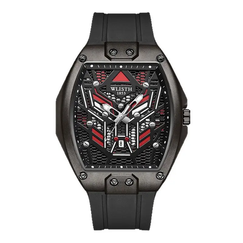 ZH142 ファッショナブルでカジュアルなメンズウォッチ、クールなスポーツカレンダー、防水メンズウォッチ、トレンディな時計、ギフト、男性用腕時計