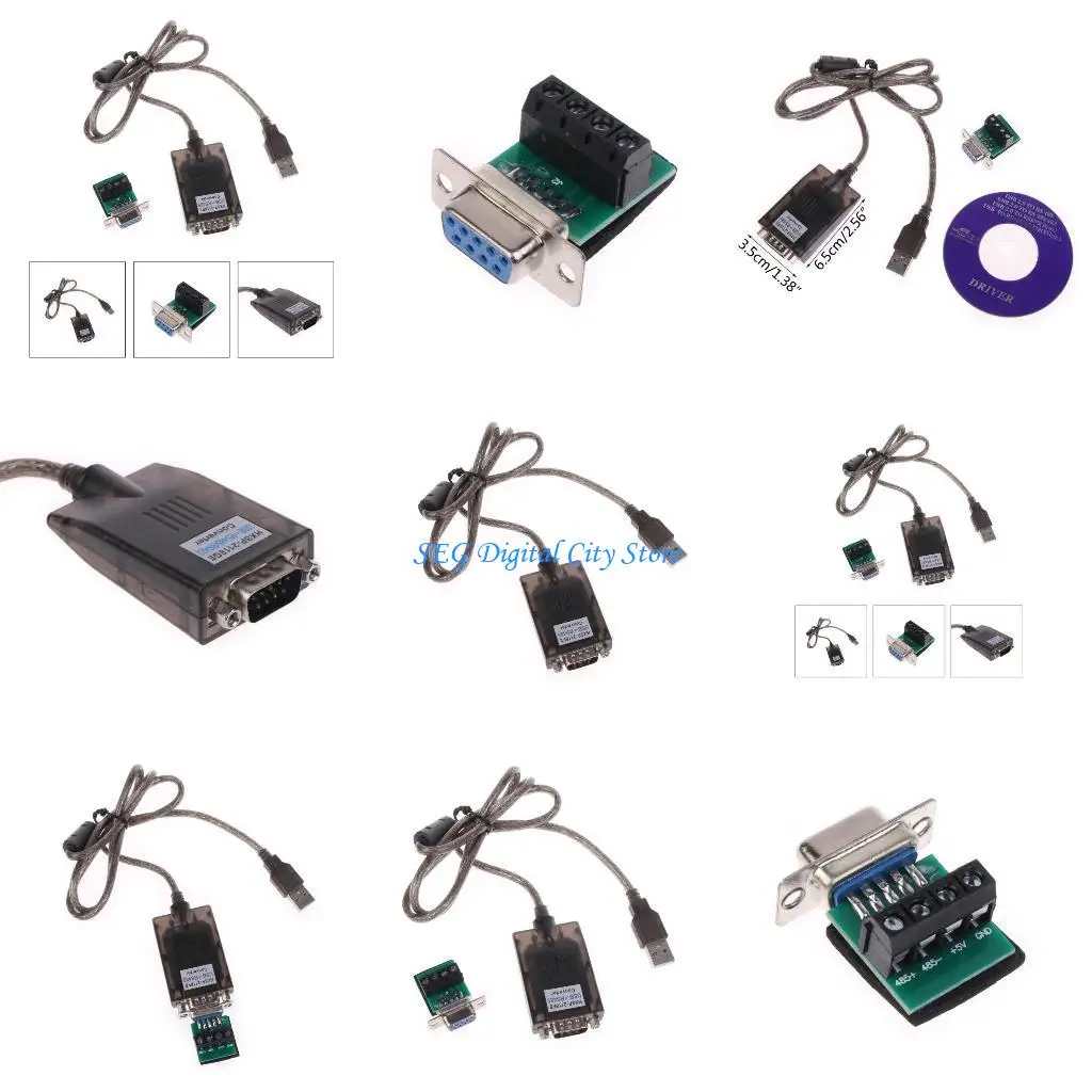 

U75B USB2.0 to RS-485 DB9 pin Female COM Serial Port Chip PL2303 isolated USB to a RS485 USB RS485 Adapter Converter